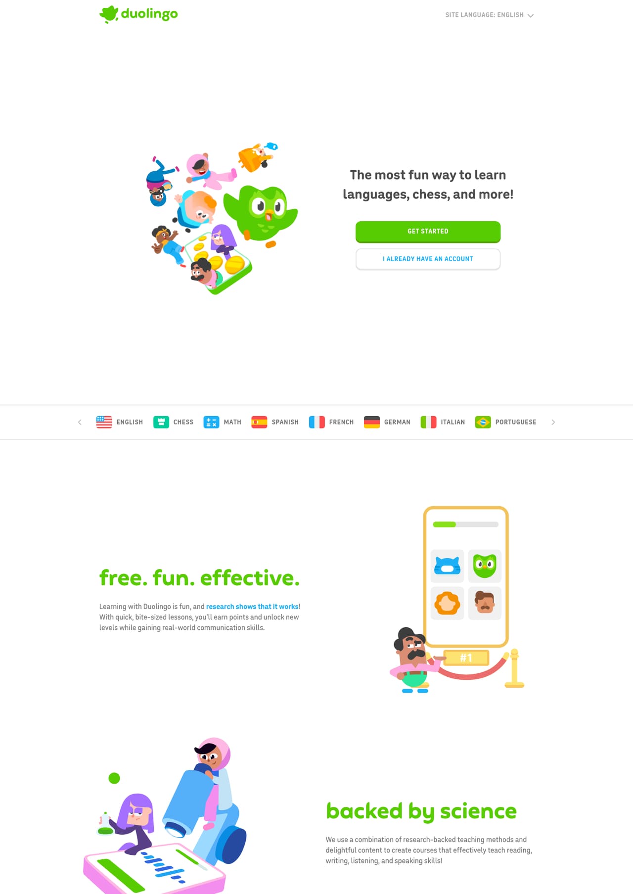 Duolingo Product / retention screenshot, captured 16 Oct 2026